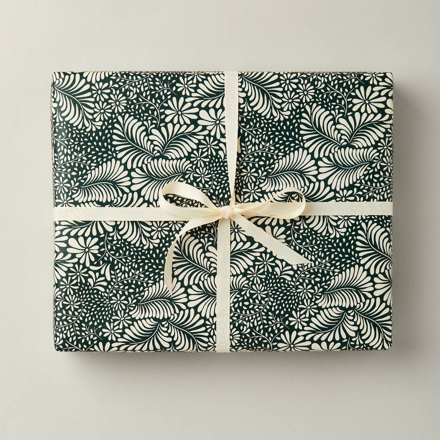 Green Botanical Wrapping Paper