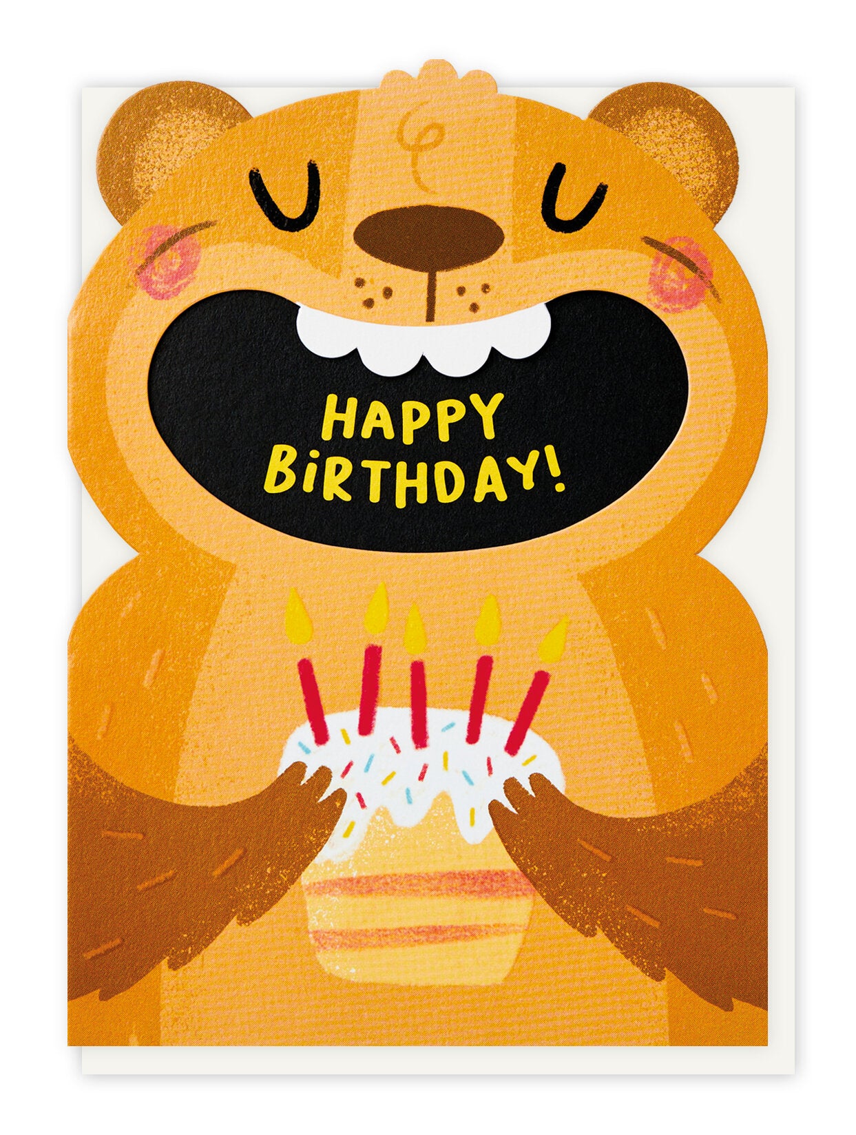 Big-Mouthed Bear Card