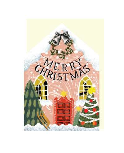 Christmas Village Hall Card