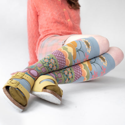 SALE Bonne Maison Long Socks - Bouquet Rain