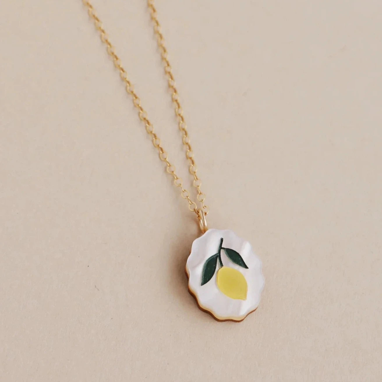 Lemon Charm Necklace