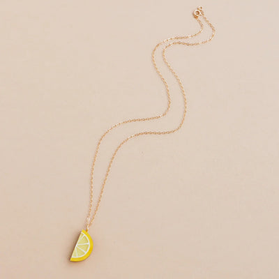 Lemon Slice Necklace