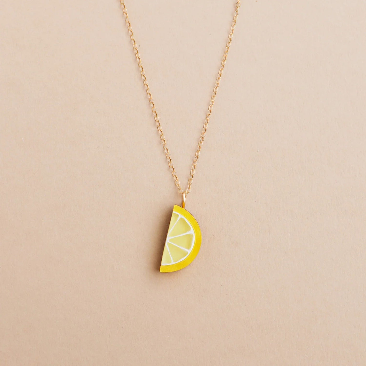 Lemon Slice Necklace