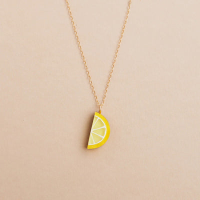 Lemon Slice Necklace