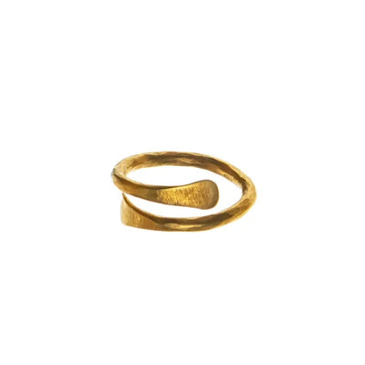 Plated Brass Ring - Gold