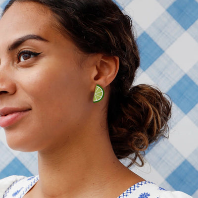 Lime Slice Studs