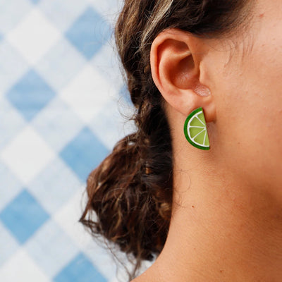 Lime Slice Studs