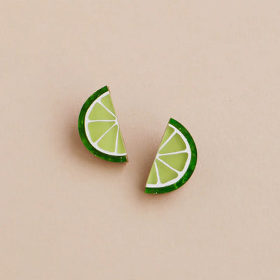 Lime Slice Studs