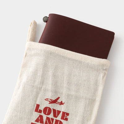 TRAVELER'S notebook Red LOVE AND TRIP Edition