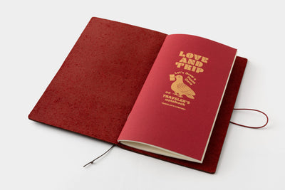 TRAVELER'S notebook Red LOVE AND TRIP Edition