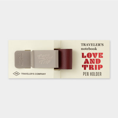 TRAVELER'S notebook Pen Holder LOVE AND TRIP Edition