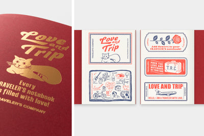 TRAVELER'S notebook Refill LOVE AND TRIP Edition - Passport Size