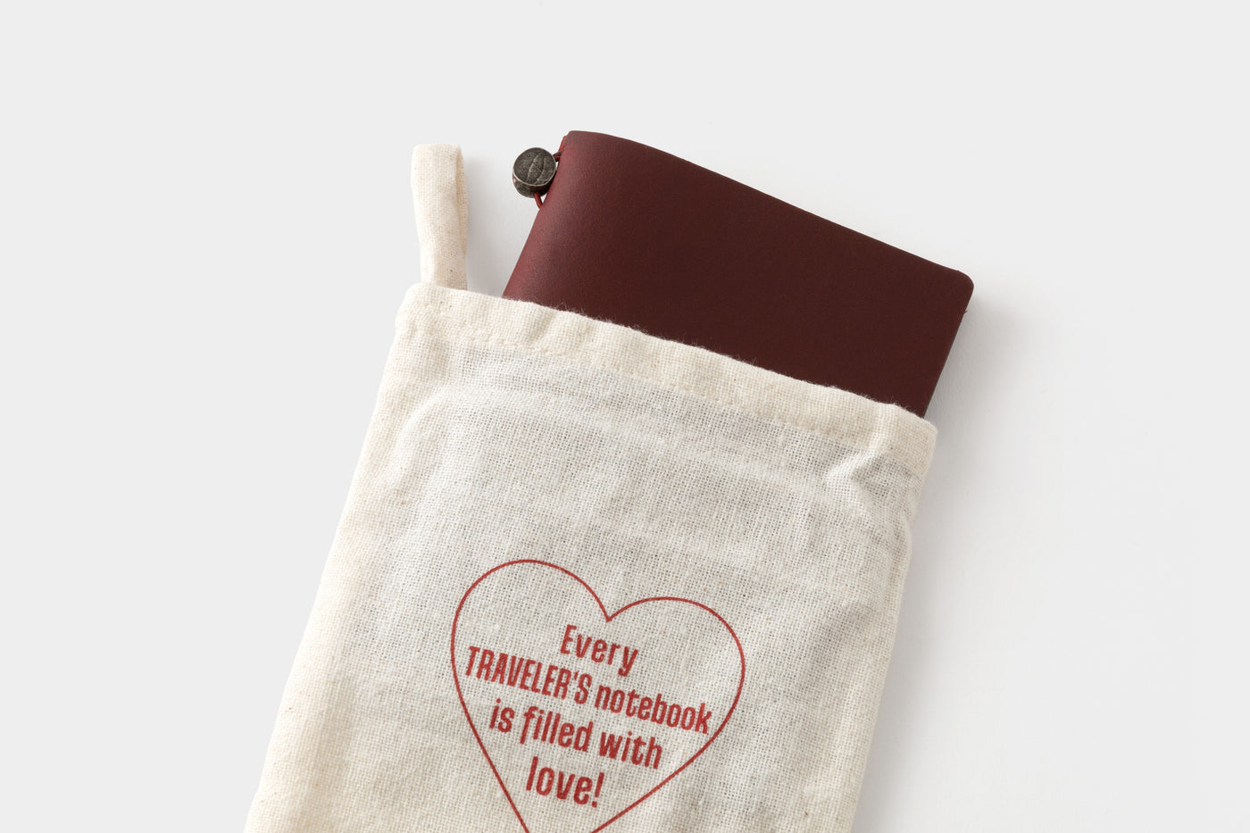 TRAVELER'S notebook Red LOVE AND TRIP Edition - Passport Size