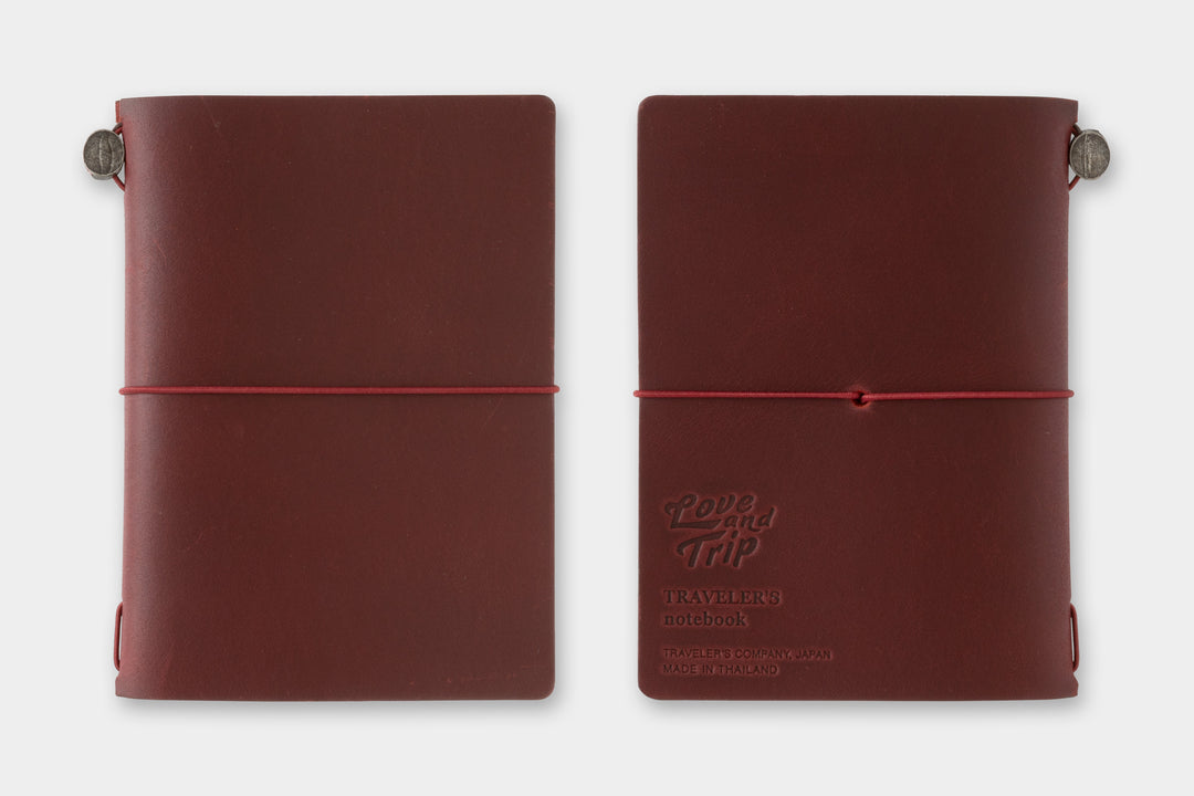 TRAVELER'S notebook LOVE AND TRIP レッド TRAVELER'S notebook LOVE AND TRIP Red (PREORDER) - NOMADO Store