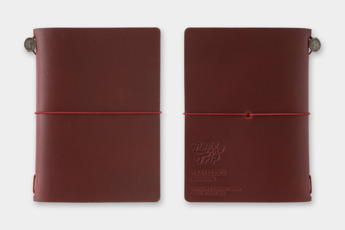TRAVELER'S notebook Red LOVE AND TRIP Edition - Passport Size