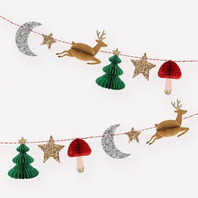 Festive Icon Honeycomb Garland