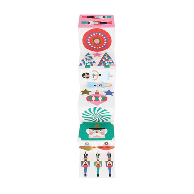 Box of Festive Christmas Stickers - Nutcracker