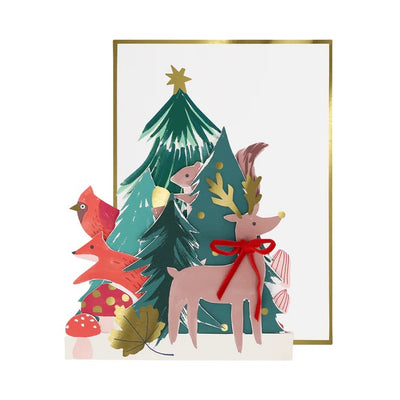 Winter Woodland Concertina Card