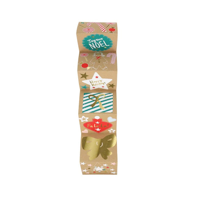 Box of Festive Christmas Stickers - Gingerbread House