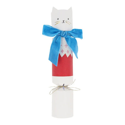 Cats with Velvet Bows Christmas Crackers