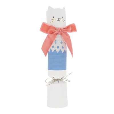 Cats with Velvet Bows Christmas Crackers
