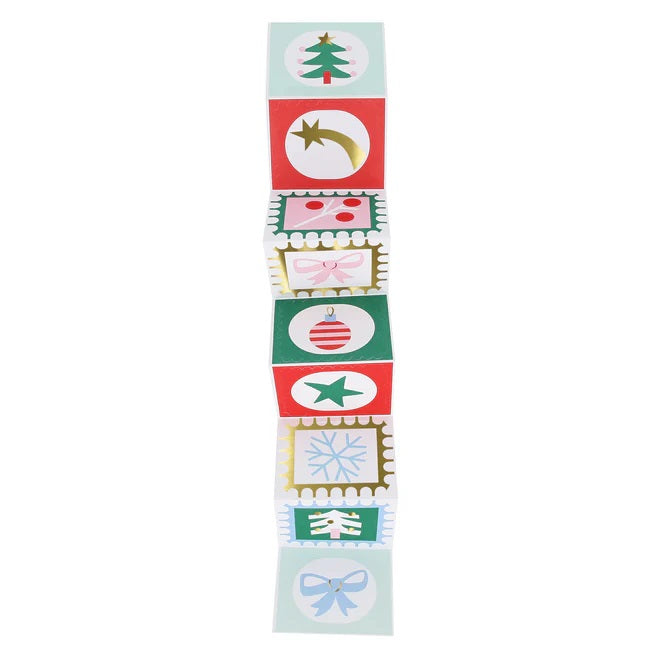 Box of Festive Christmas Stickers - Christmas Tree