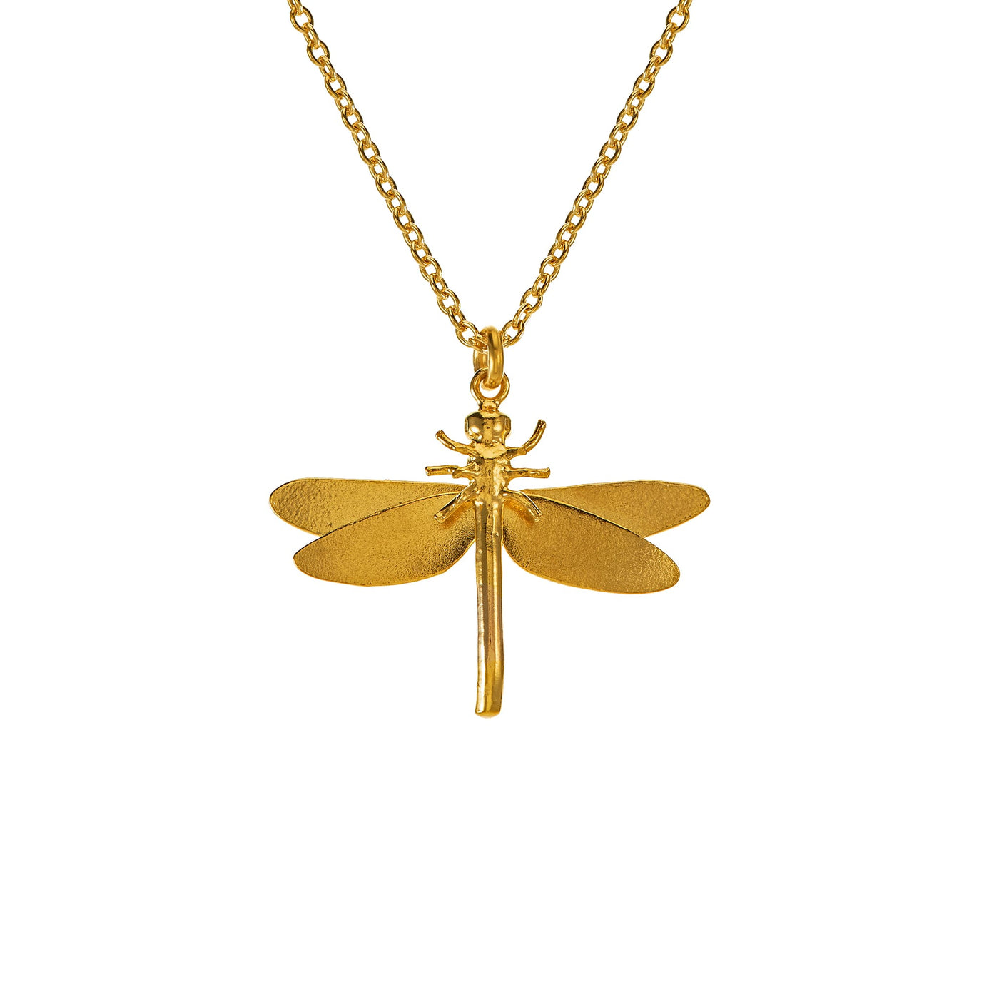 Dragonfly Necklace - Gold Plate