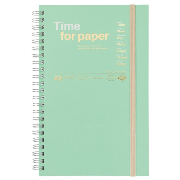 'Time for Paper' A5 Notebook