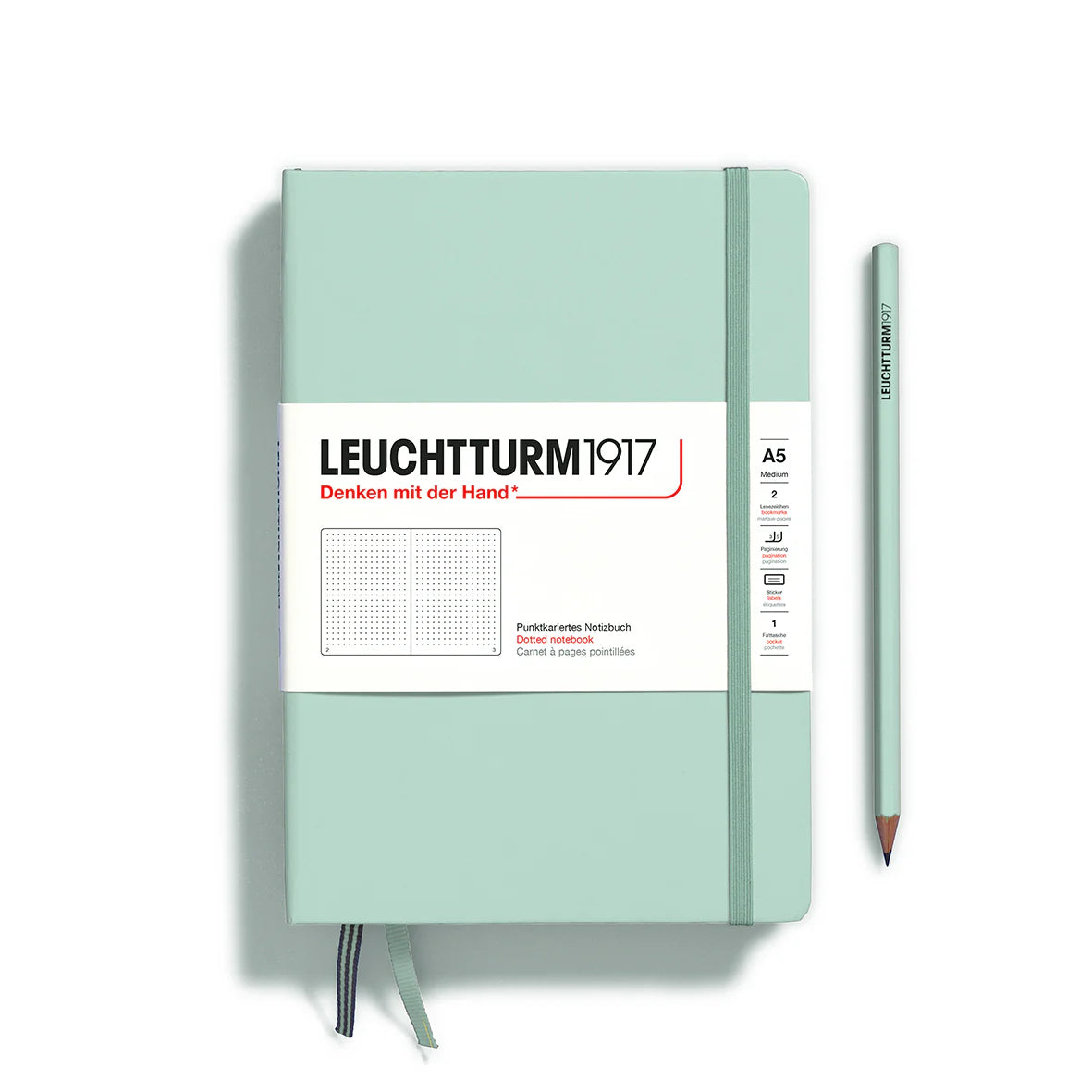 Leuchtturm A5 Notebook - Mint Green