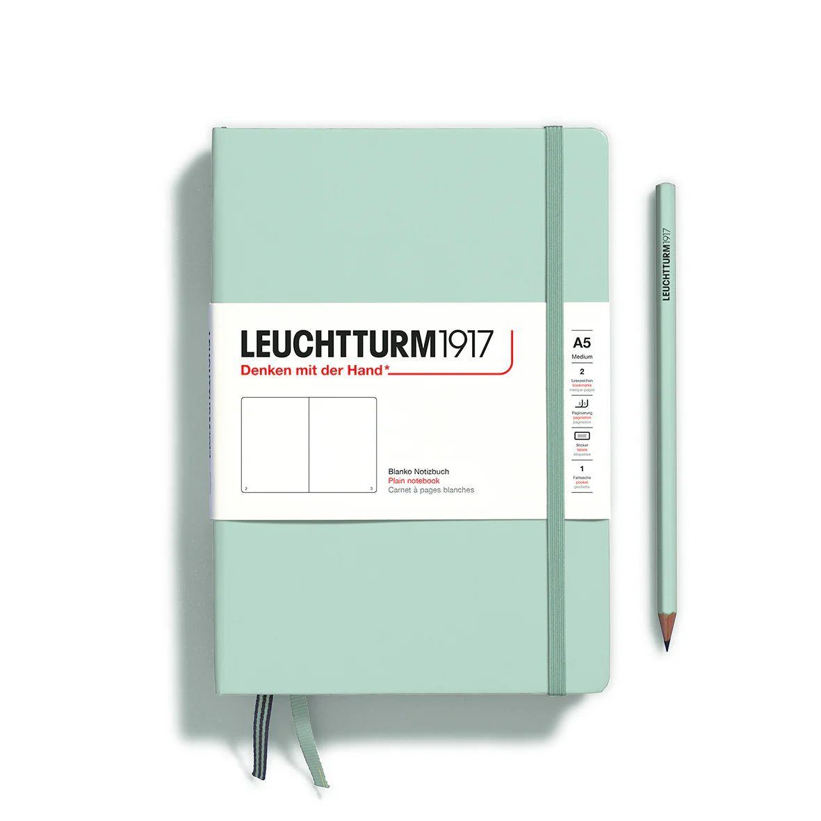 Leuchtturm A5 Notebook - Mint Green