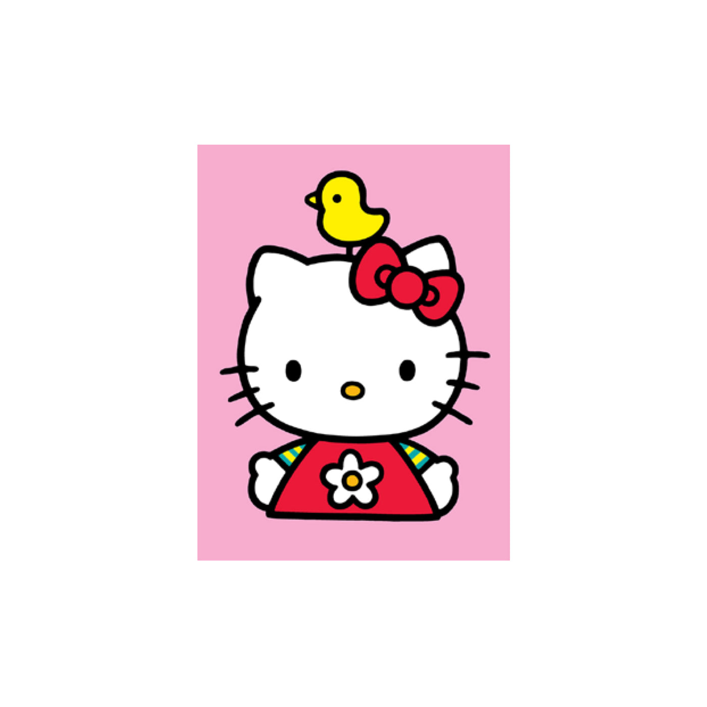 Hello Kitty Mini Card - Yellow Bird