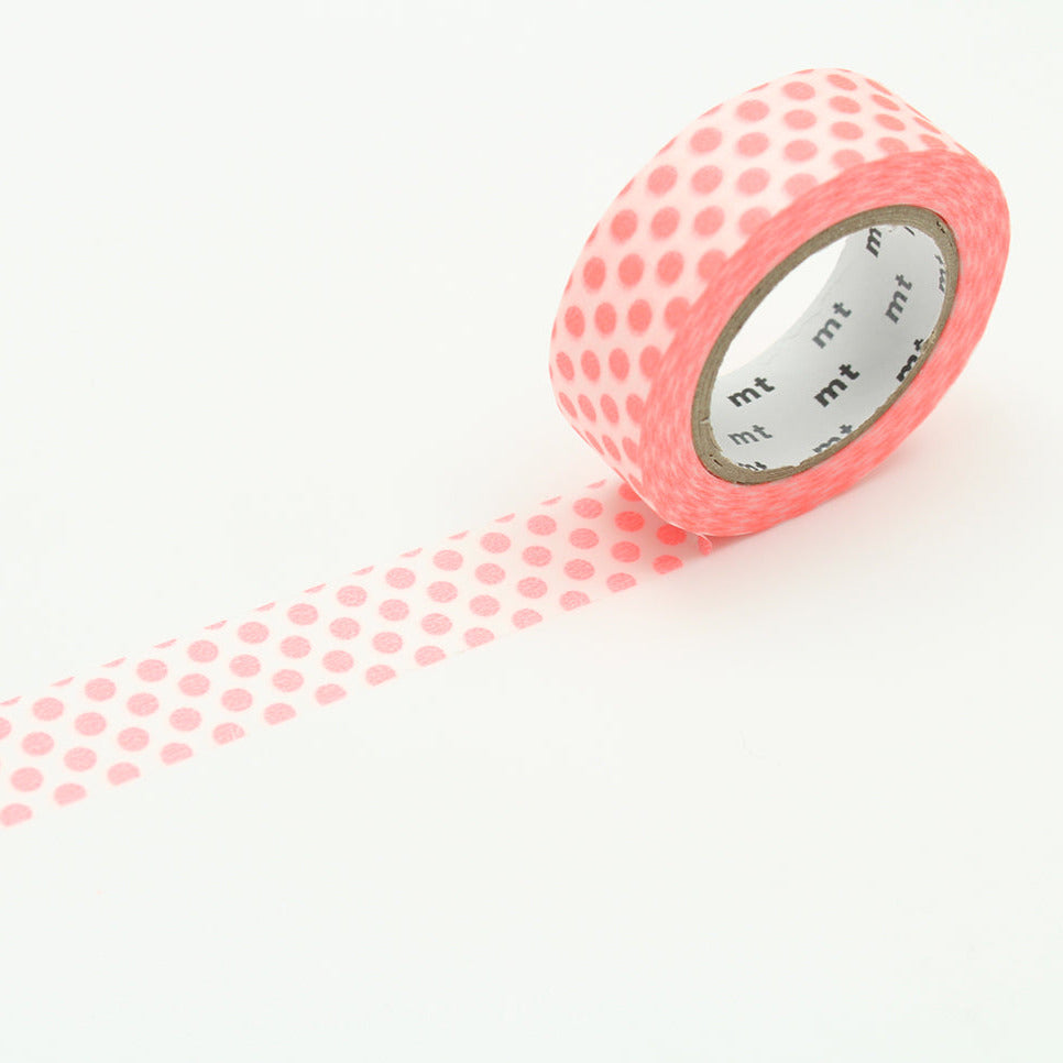 mt Washi Tape - Dot Shocking Red