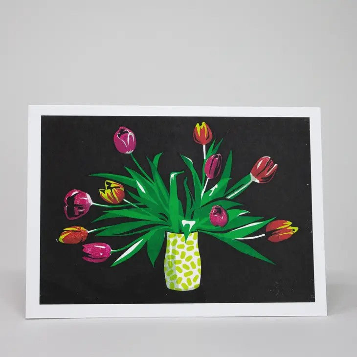 Tulips Greetings Card