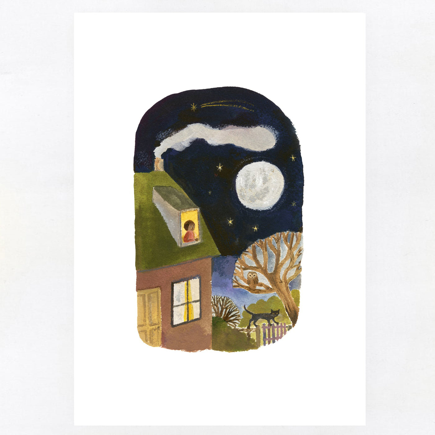SALE Night Gazing A4 Print