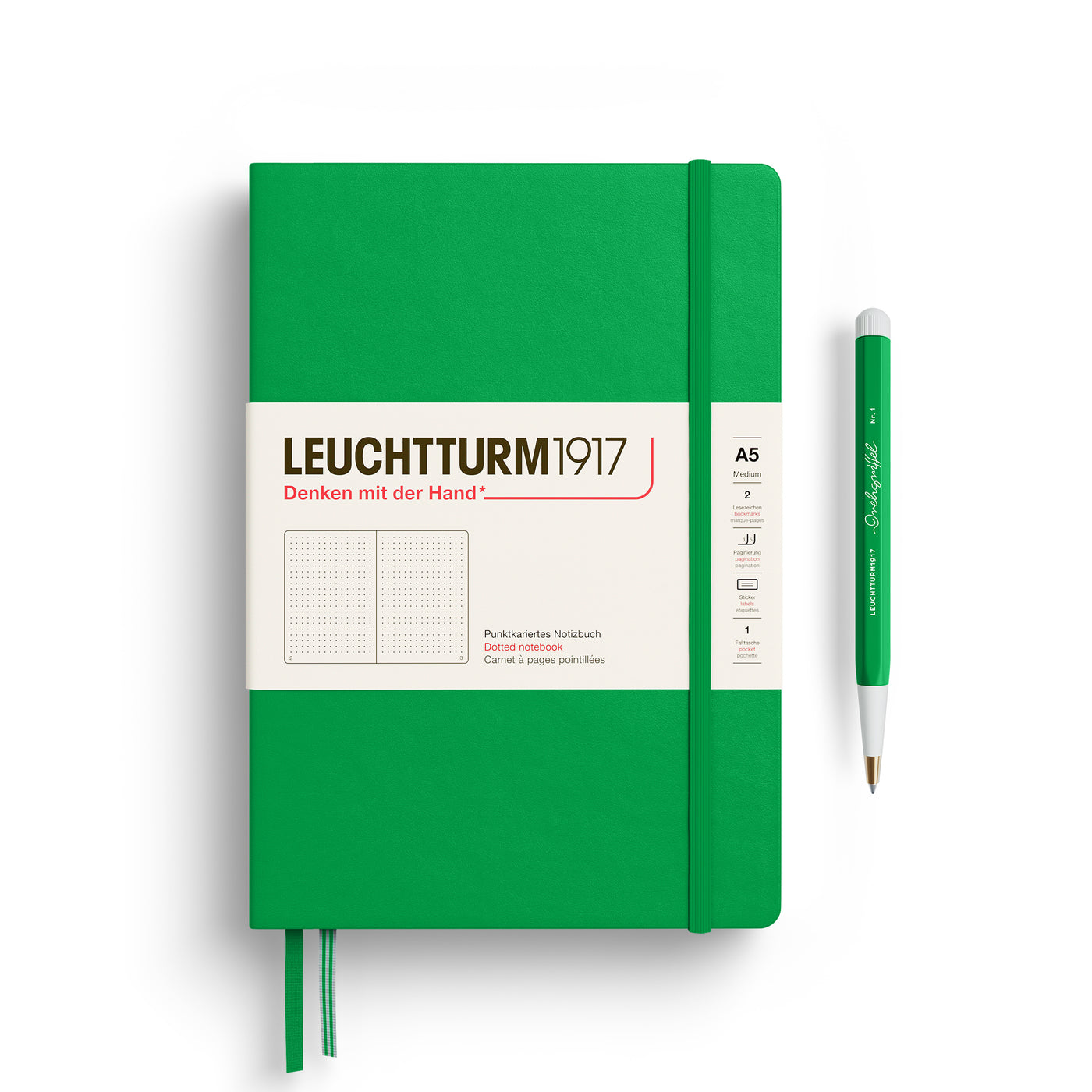 Leuchtturm A5 Notebook - Spring Leaf