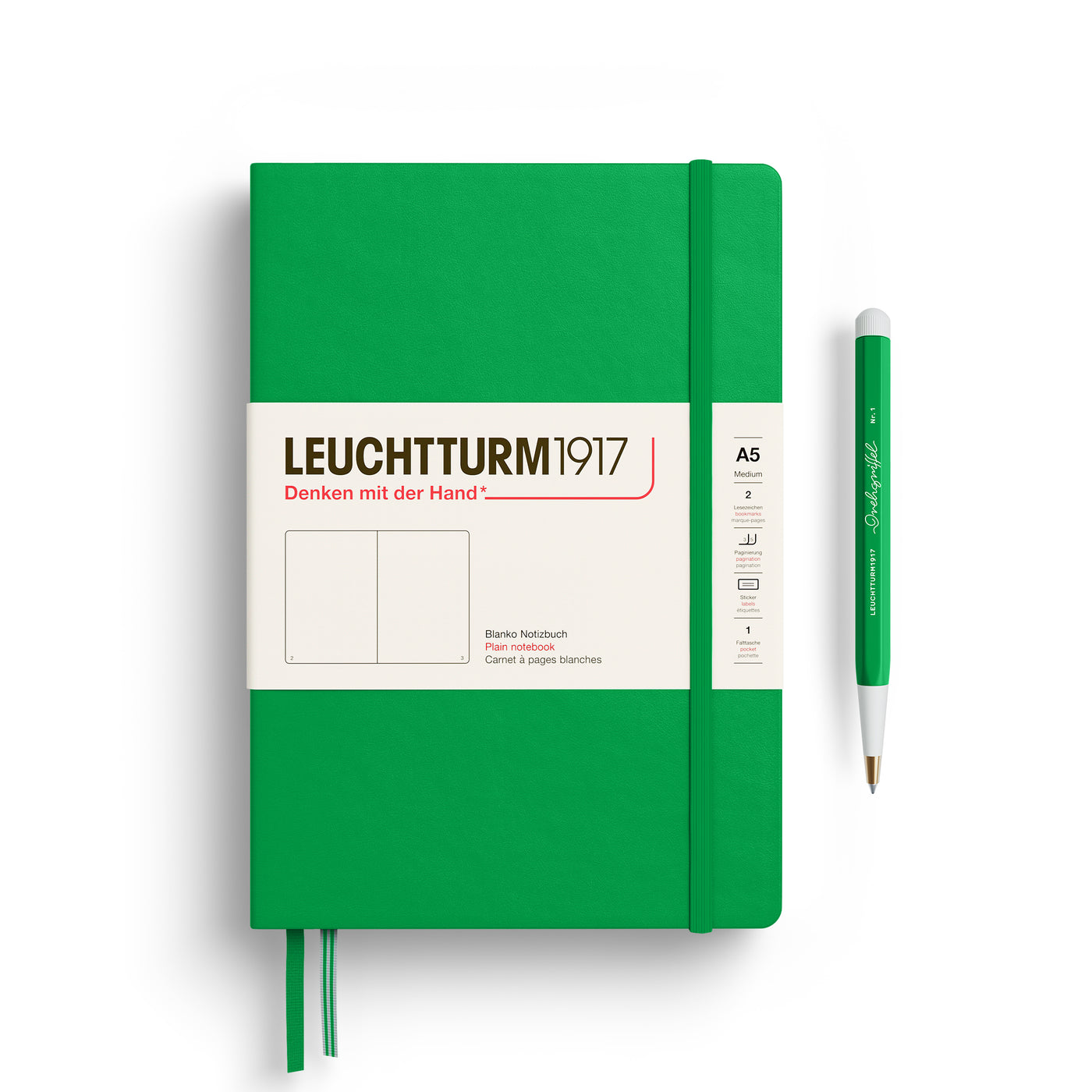 Leuchtturm A5 Notebook - Spring Leaf