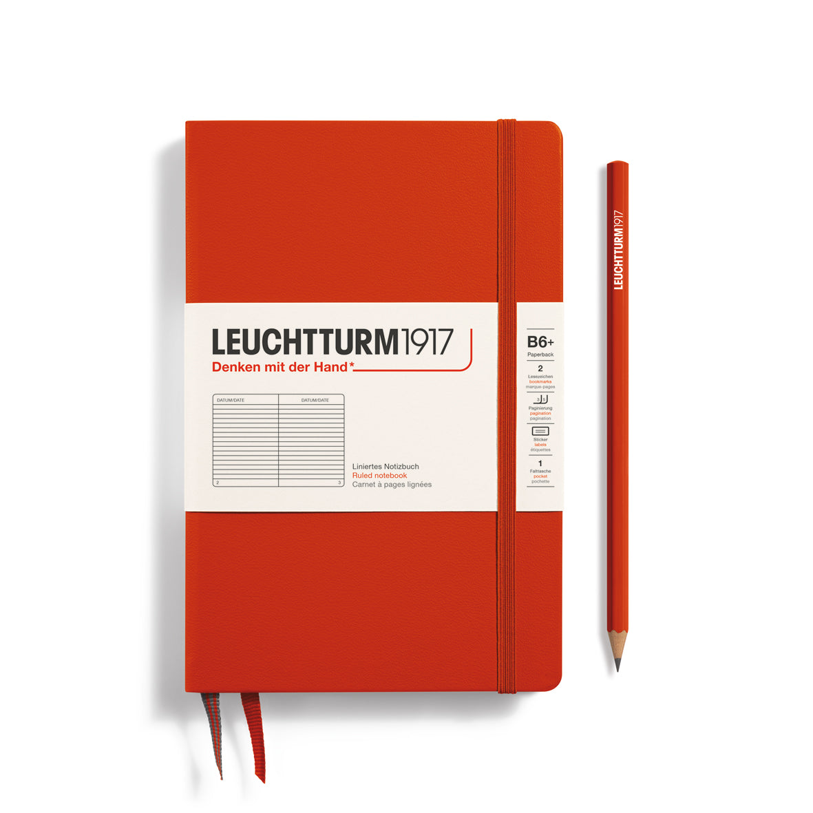 Leuchtturm B6+ Notebook - Fox Red