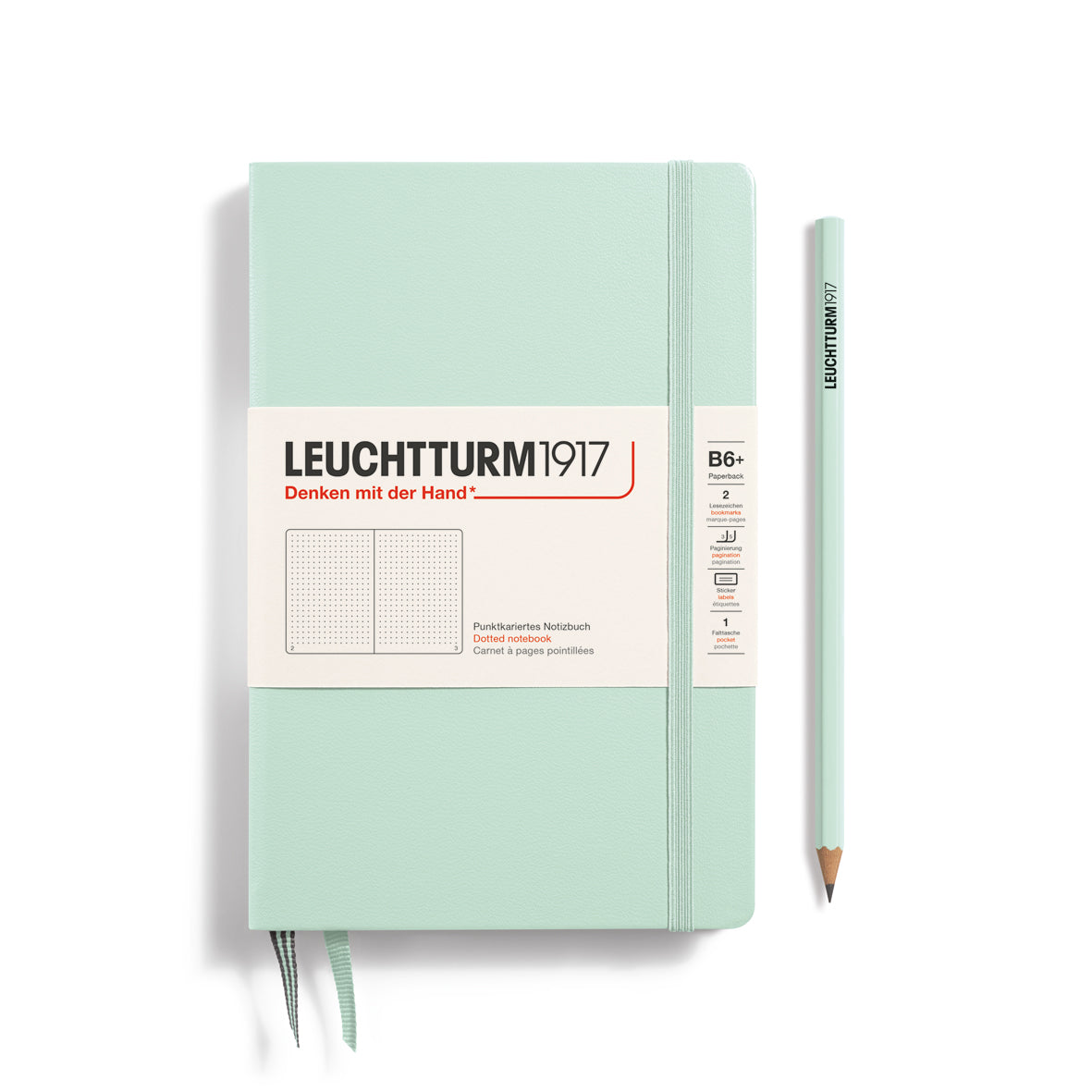 Leuchtturm B6+ Notebook - Mint Green