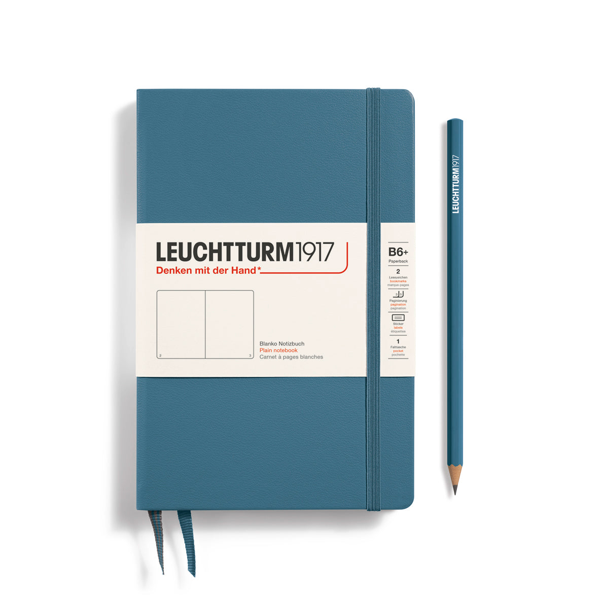 Leuchtturm B6+ Notebook - Stone Blue