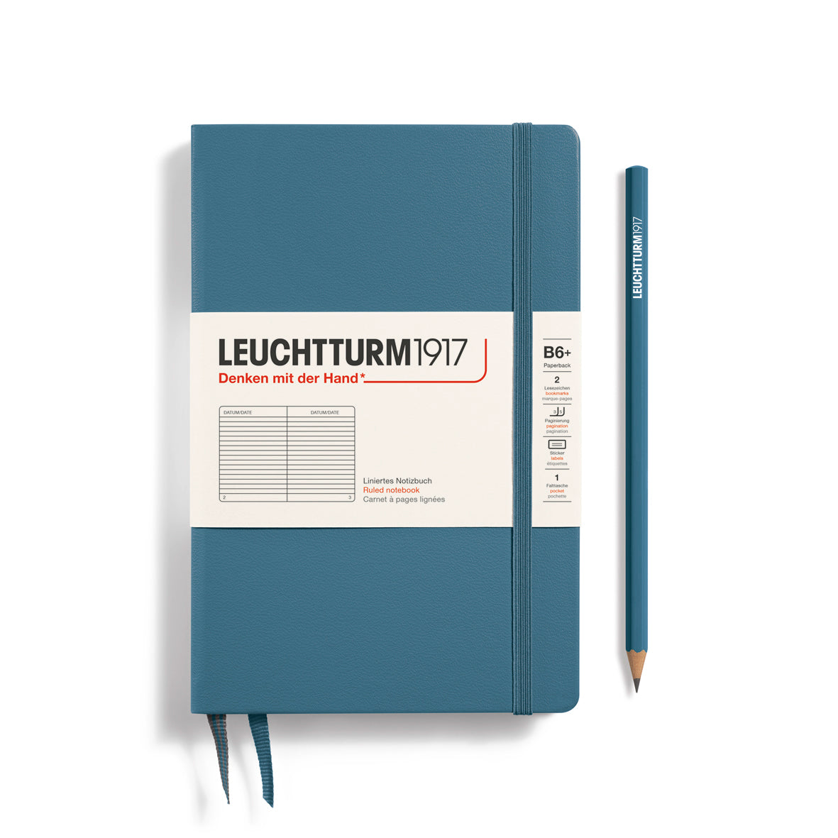 Leuchtturm B6+ Notebook - Stone Blue