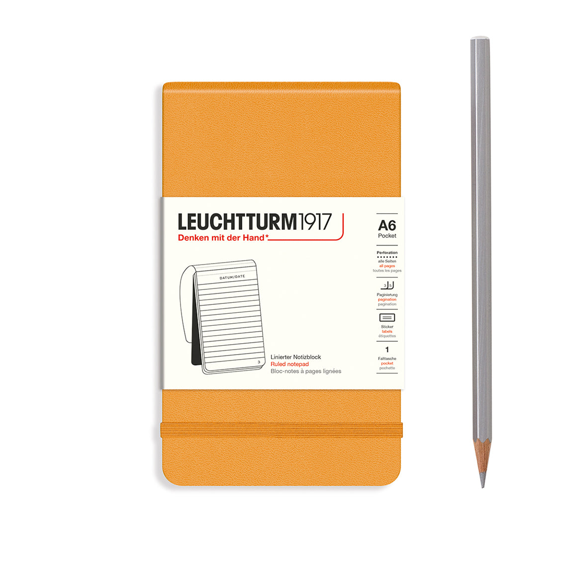 Leuchtturm A6 Reporter Notepad - Ruled