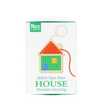Stitch Your Own Wooden Keyring Kit