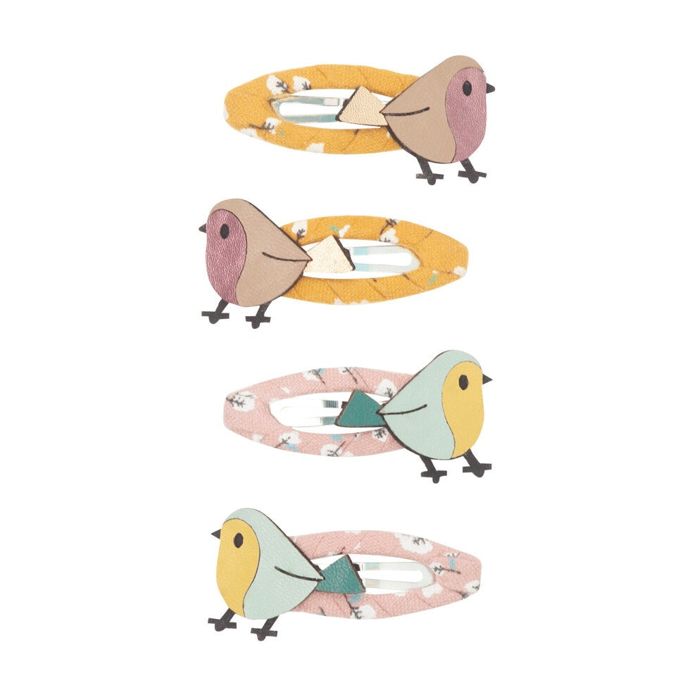 Mimi and Lula Clic Clac Hair Clips - Birdie Pack of 4