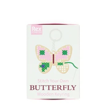 Stitch Your Own Wooden Keyring Kit