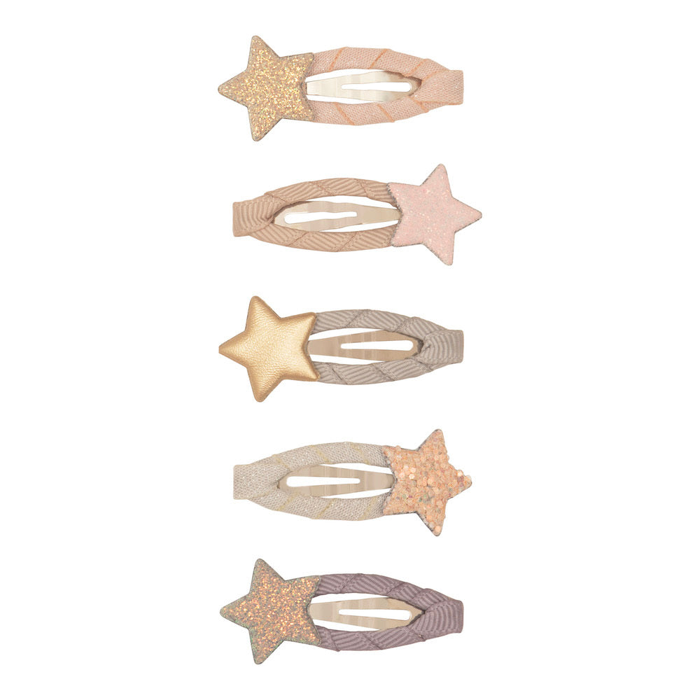 Mimi and Lula Clic Clac Hair Clips - Stellina Sparkle Pack of 5