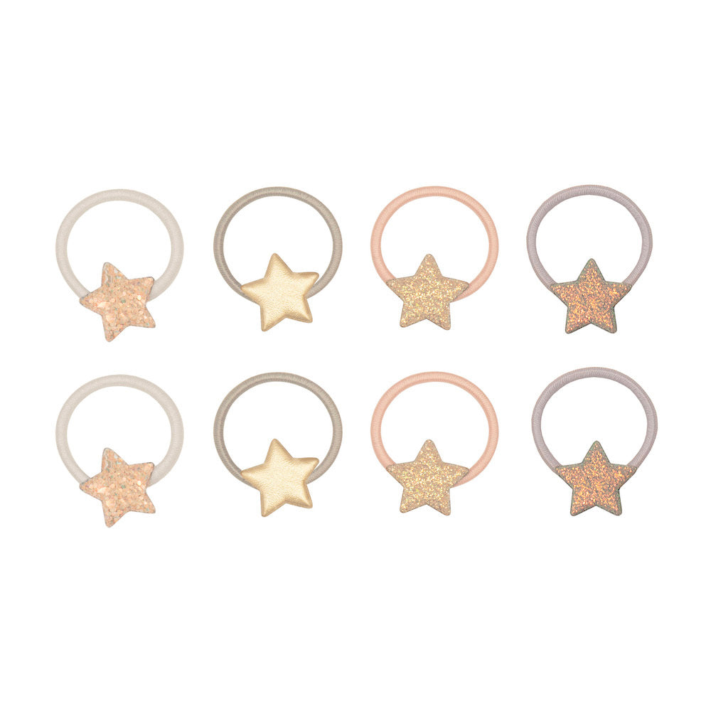 Mimi and Lula Hair Elastics - Stellina Sparkle Pack of 8