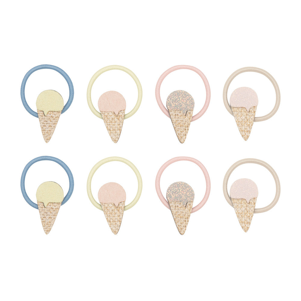 Mimi and Lula Hair Elastics - Ice Cream Pack of 8