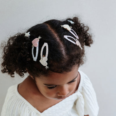 Mimi and Lula Clic Clac Hair Clips - Cupid Hearts Pack of 4