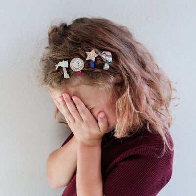 Mimi and Lula Mini Hair Clips - Circus Pack of 8