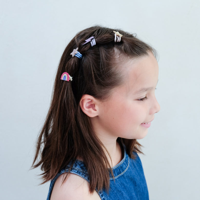 Mimi and Lula Hair Elastics - Rainbow Pack of 8